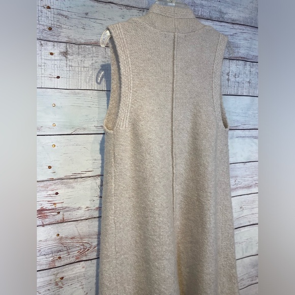 Tahari • Open Duster Cardigan Sweater Vest XS - Picture 9 of 16